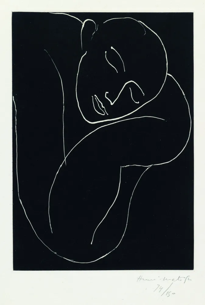 Aquatint Matisse - L'Homme endormie
