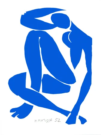 Lithografie Matisse - Nu Bleu IV (Blue Nude IV)