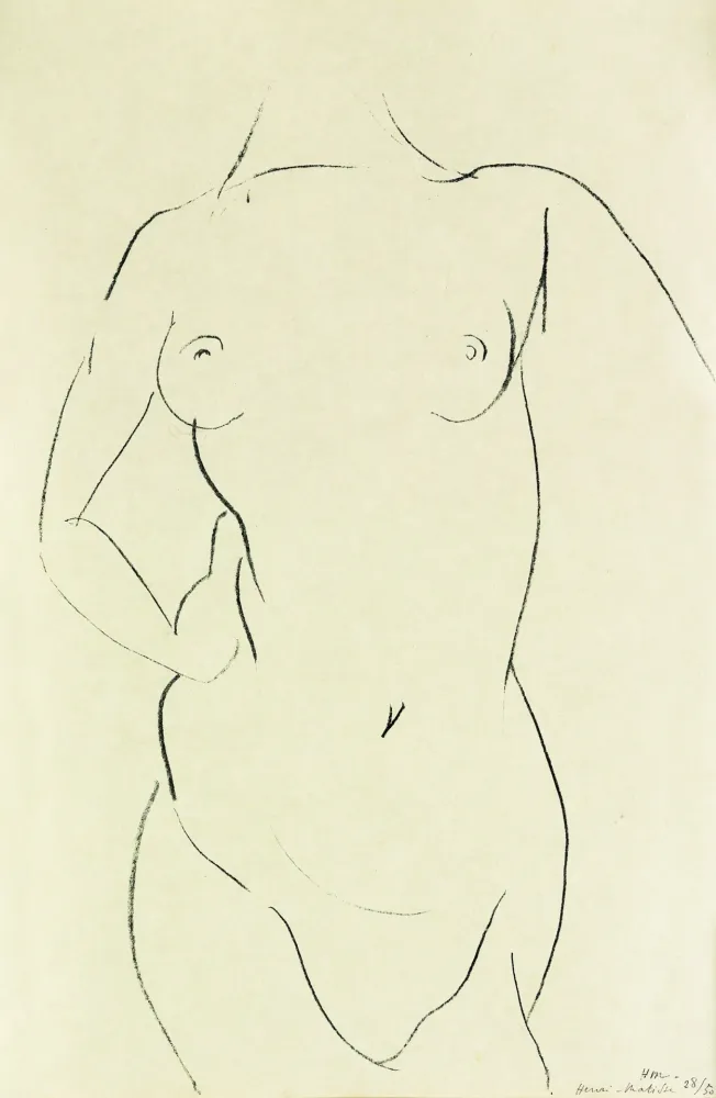 Lithografie Matisse - Torse de face