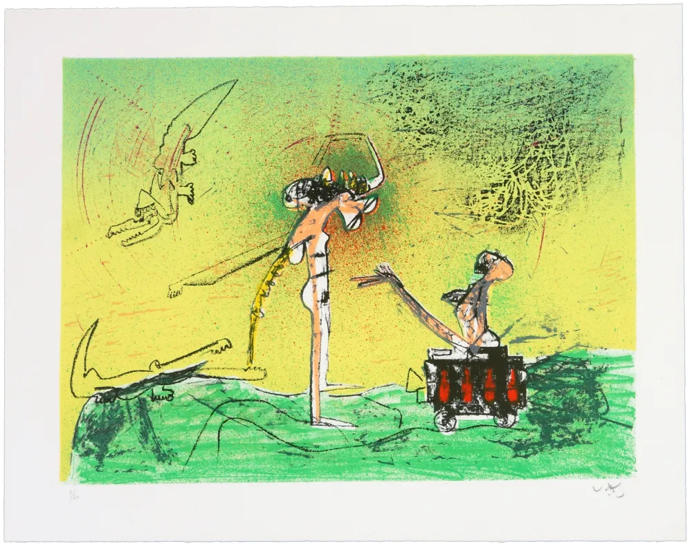 Lithografie Matta - All Cosmicstrippers II