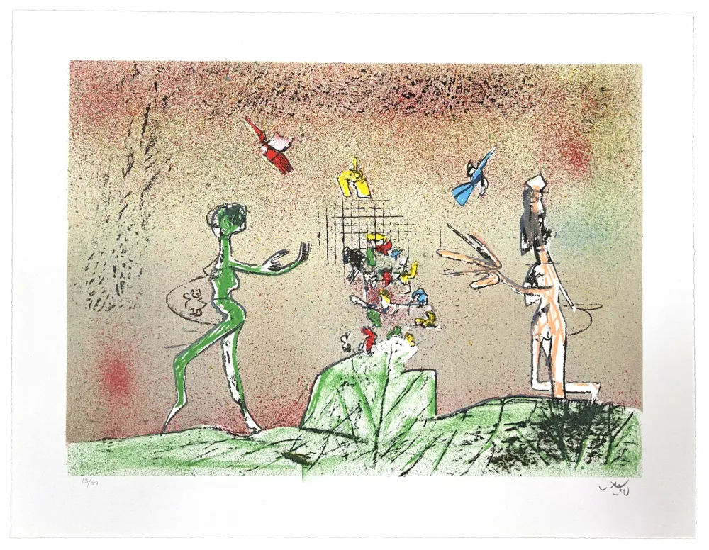 Lithografie Matta - All Cosmicstrippers XII