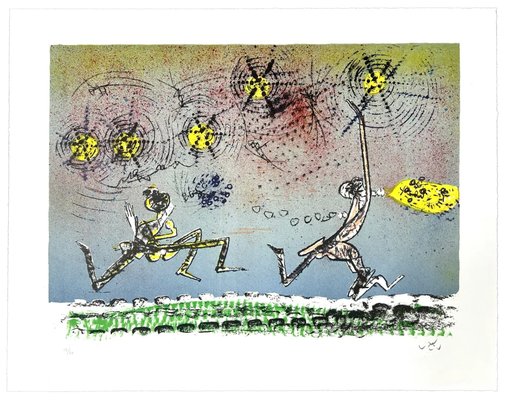 Lithografie Matta - All Cosmicstrippers XVII