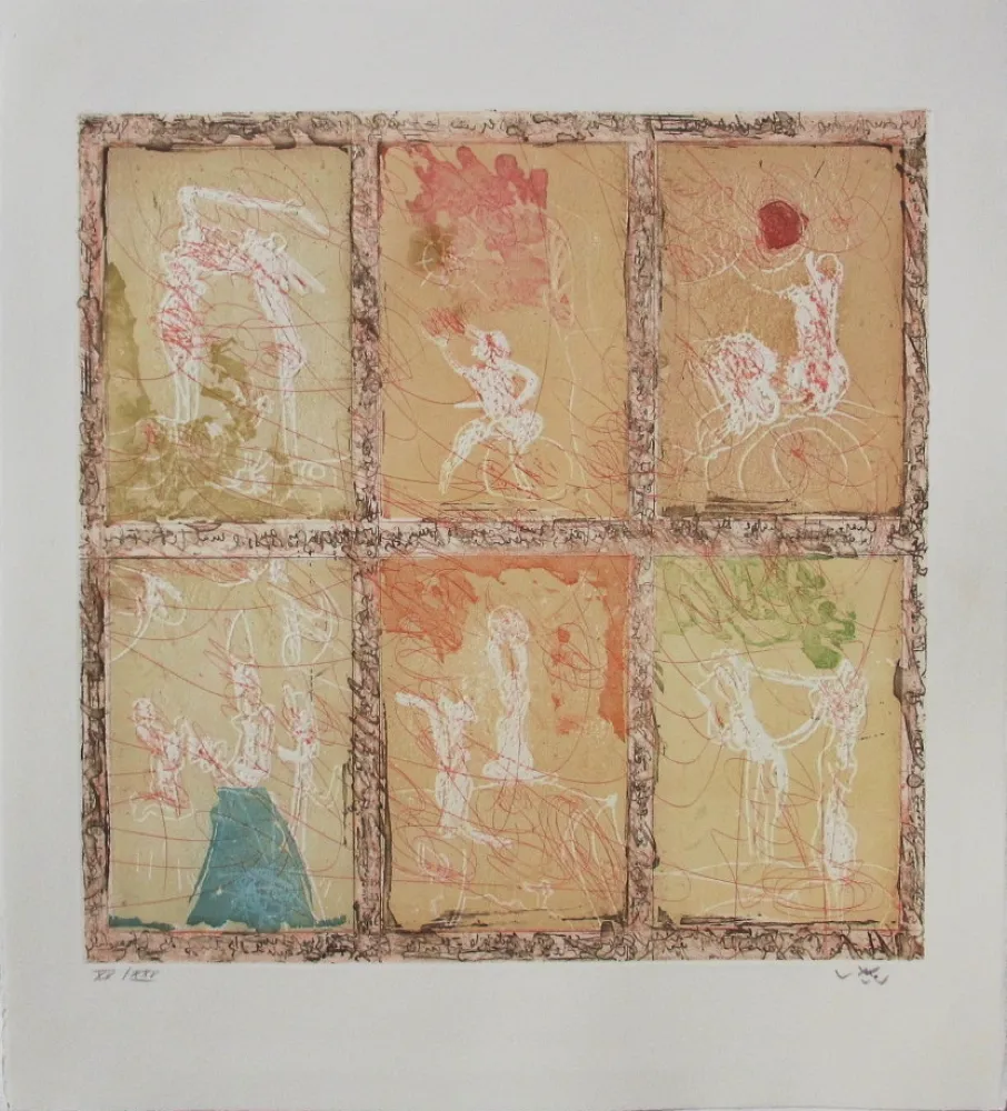 Ets En Aquatint Matta - Chair de rousse