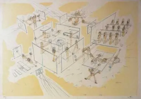 Lithografie Matta - Les Convaincus