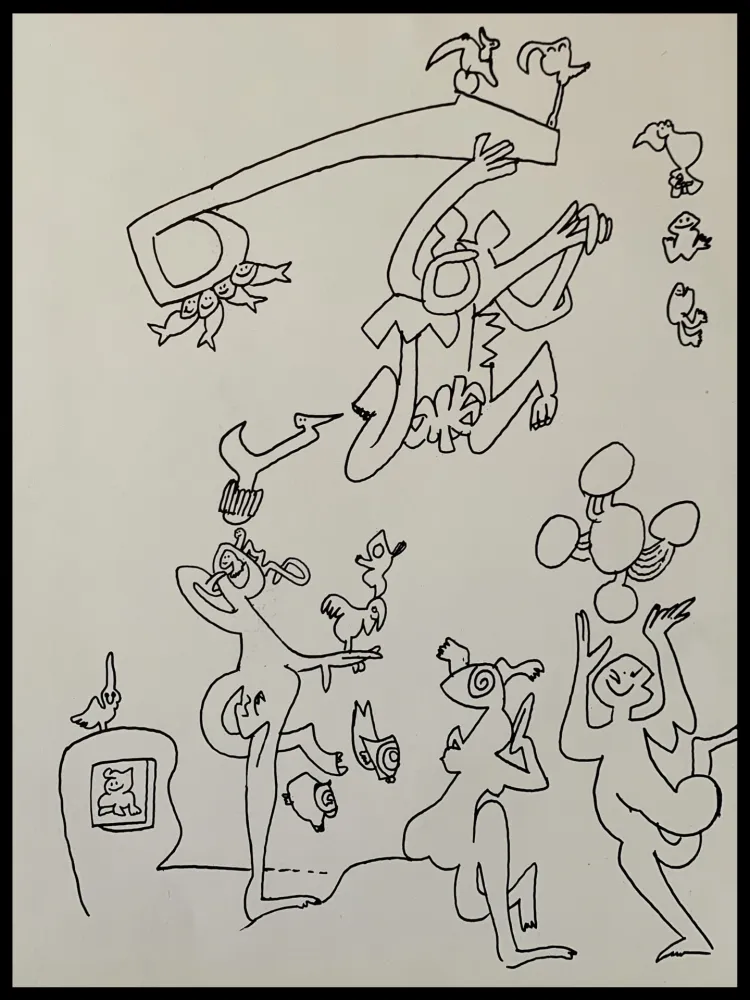 Lithografie Matta - Les oiseaux dans l'éternité