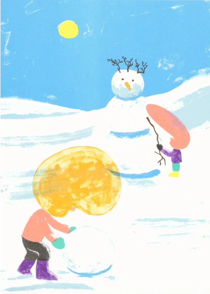 Lithografie Mcdonald  - Snowman