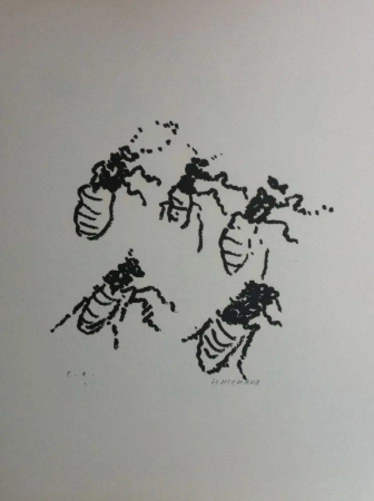 Lithografie Michaux - Par la voie des rythmes 161