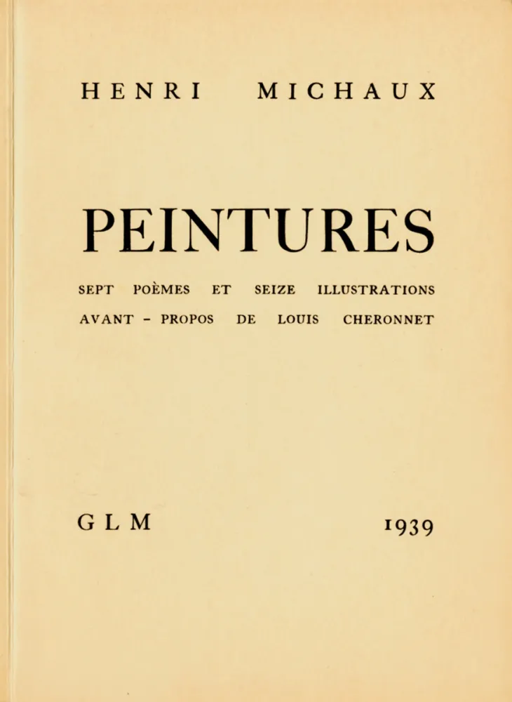 Geïllustreerd Boek Michaux - Peintures