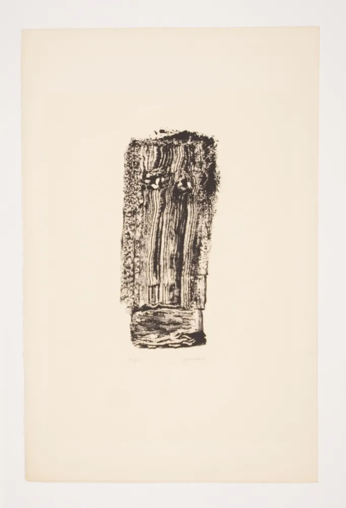 Lithografie Michaux - SANS TITRE, 1974.