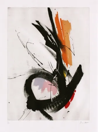 Ets En Aquatint Miotte - L'eclatment I