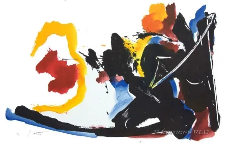 Lithografie Miotte - Mouvement