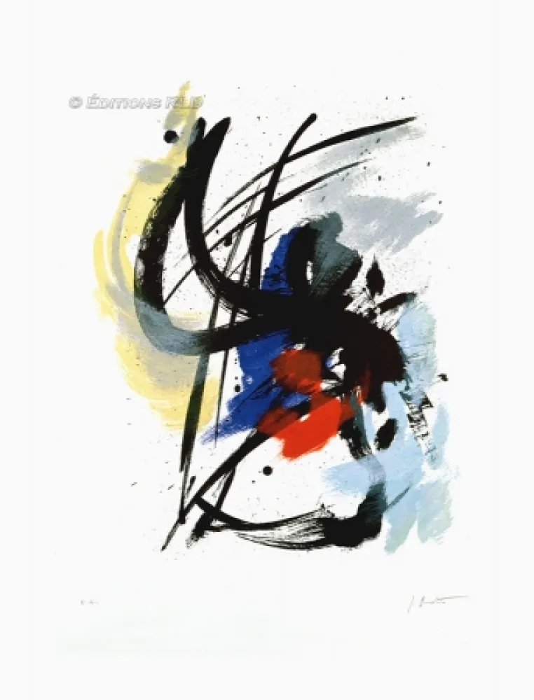 Aquatint Miotte - Pierre Noire