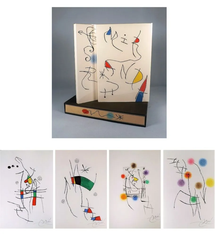 Geïllustreerd Boek Miró - A. Pieyre de Mandiargues. MIRANDA. LA SPIRALE. Eaux-fortes de Joan Miró (1974)