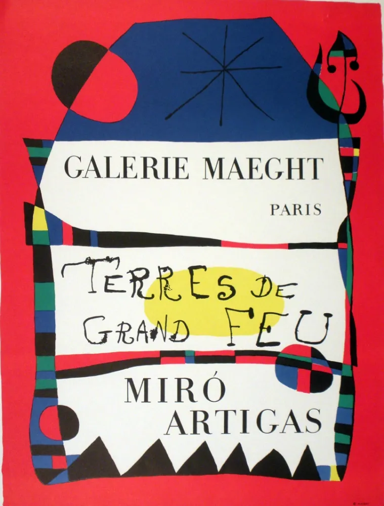 Lithografie Miró - Exposition 