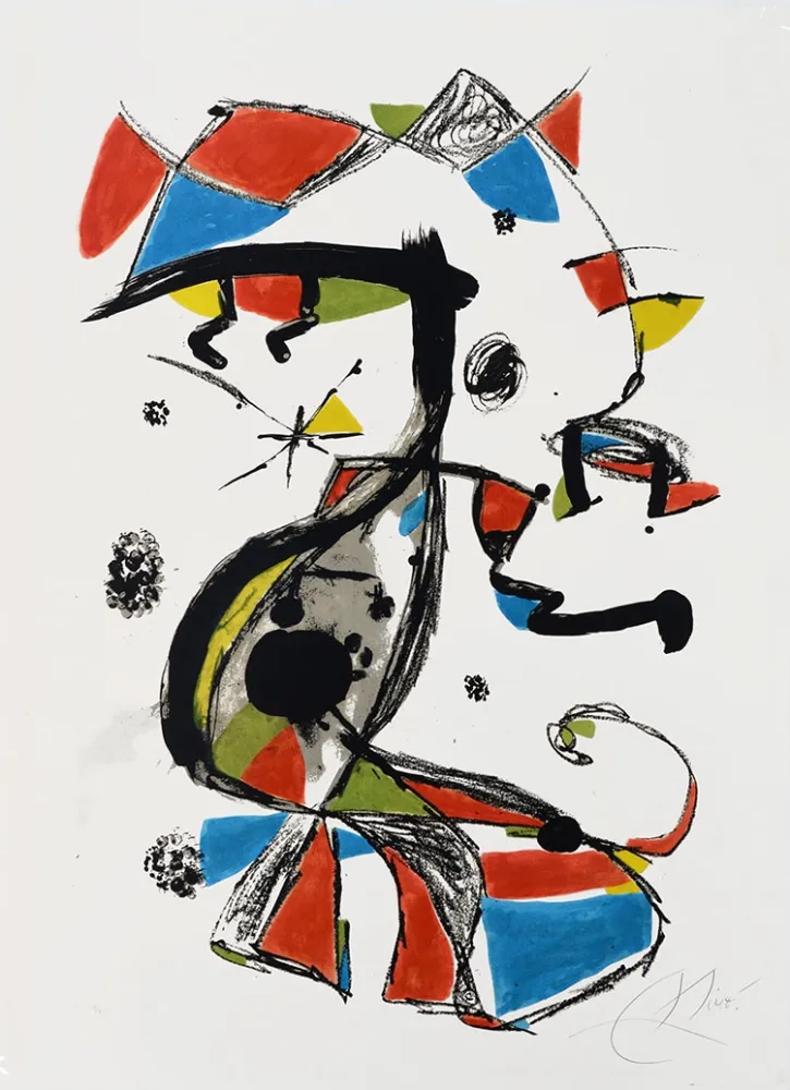 Lithografie Miró - Festa Major