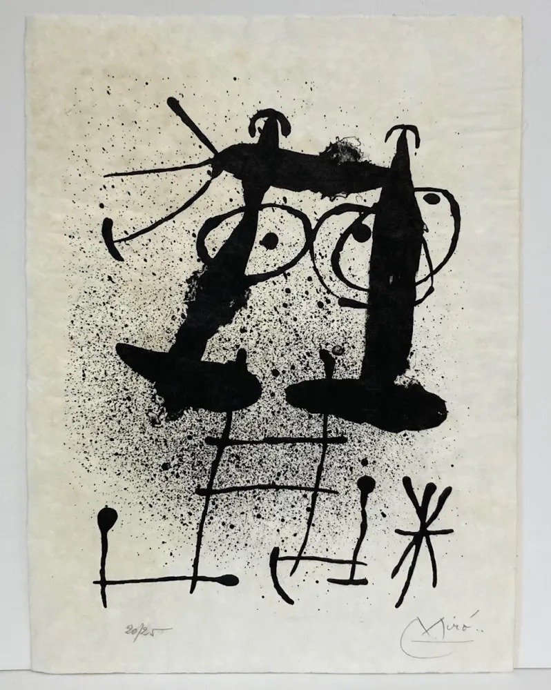 Lithografie Miró - Haï-Ku