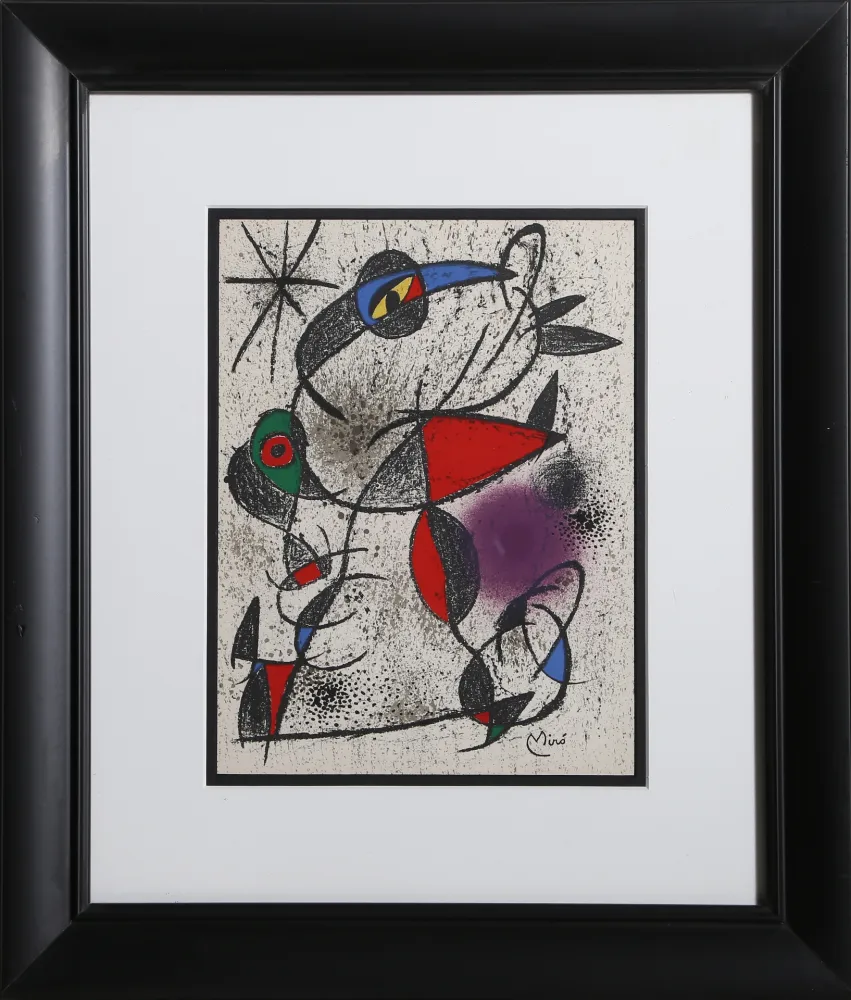 Lithografie Miró - Jaillie du Calcaire