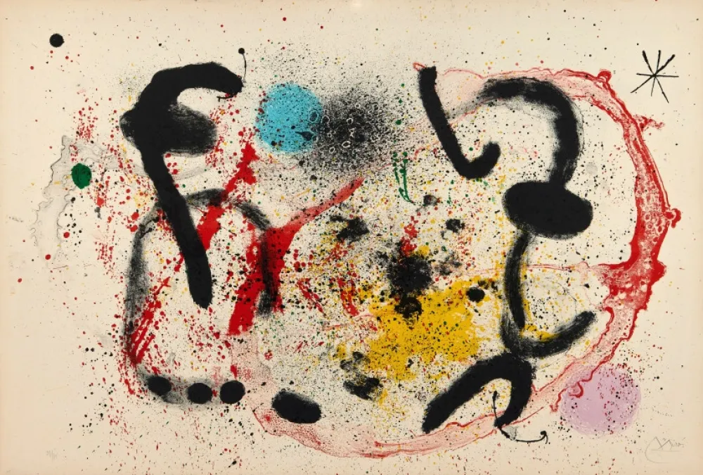 Lithografie Miró - La lune rituelle