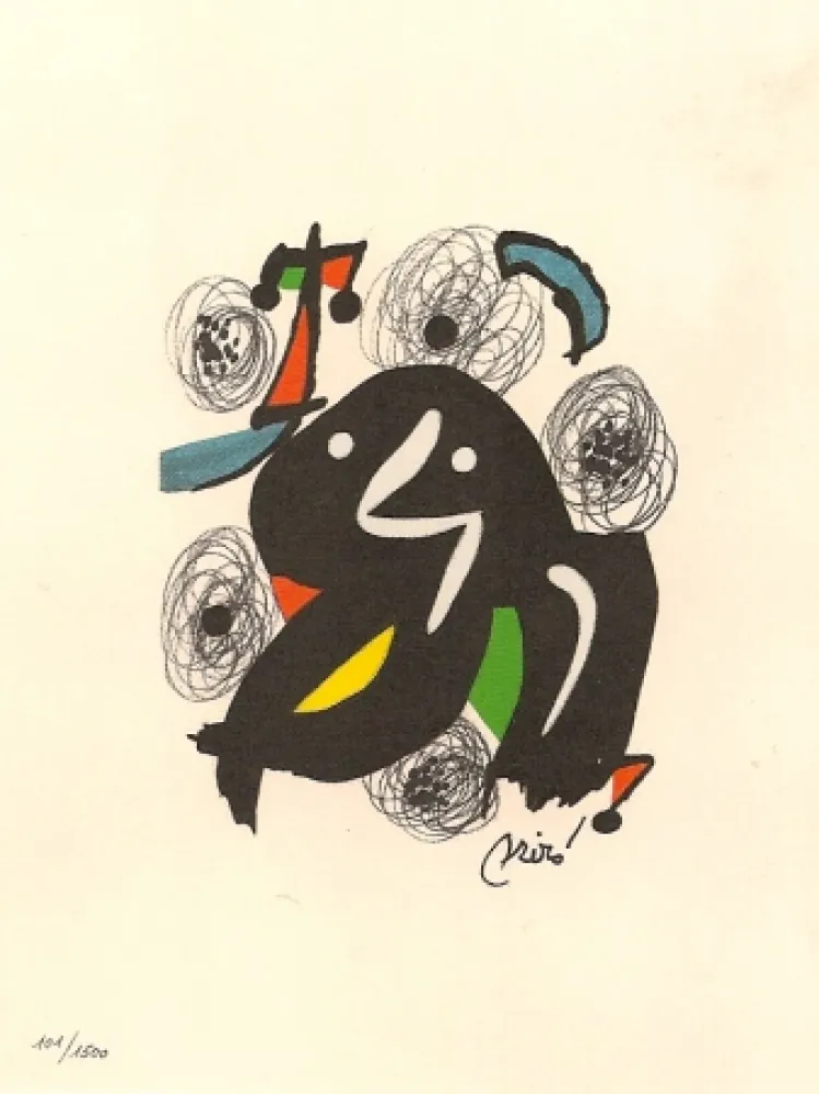 Lithografie Miró - La Melodie Acide 