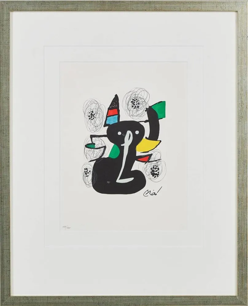 Lithografie Miró - La Mélodie Acide, Planche III