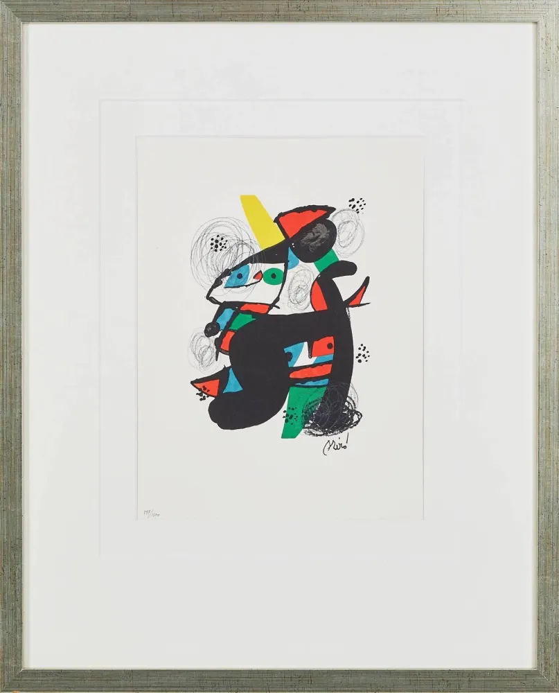 Lithografie Miró - La Mélodie Acide, Planche XI