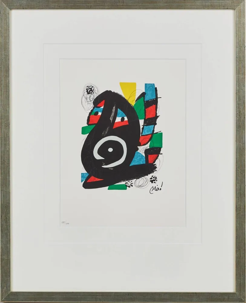 Lithografie Miró - La Mélodie Acide, Planche XIV