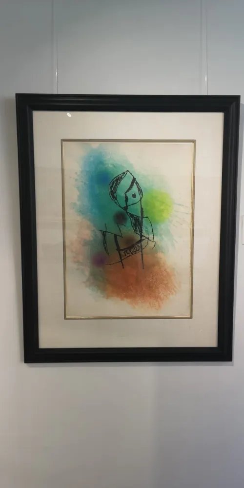 Ets En Aquatint Miró -  La Rainette 