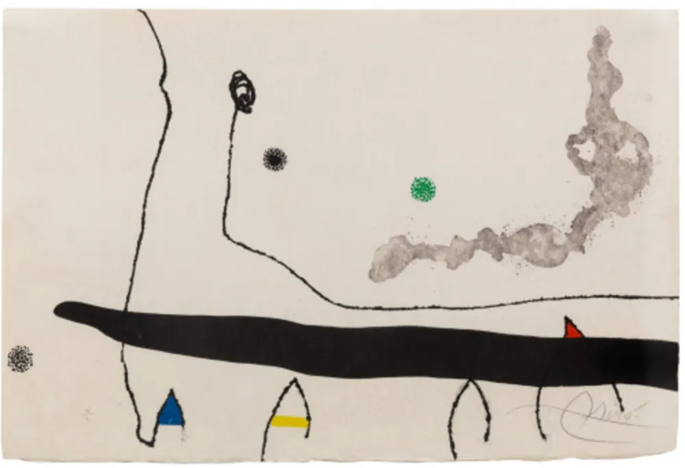 Ets En Aquatint Miró - Le Marteau sans maître: one plate