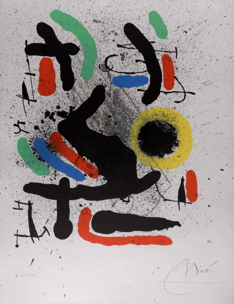 Lithografie Miró - Liberté des Libertés, 1971 - Hand-signed
