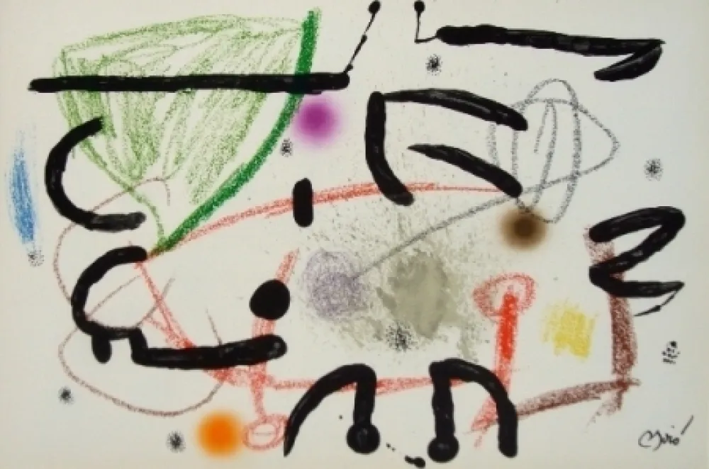 Lithografie Miró - Maravillas Con Variaciones Acrósticas En El Jardín De Miró