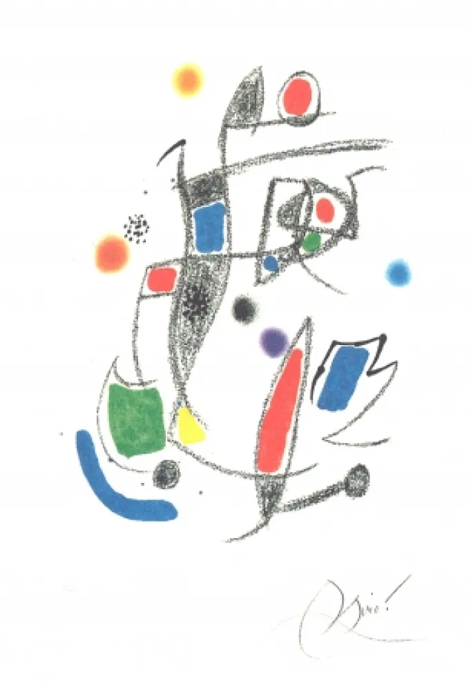 Lithografie Miró - Maravillas Con Variaciones Acrósticas En El Jardín De Miró
