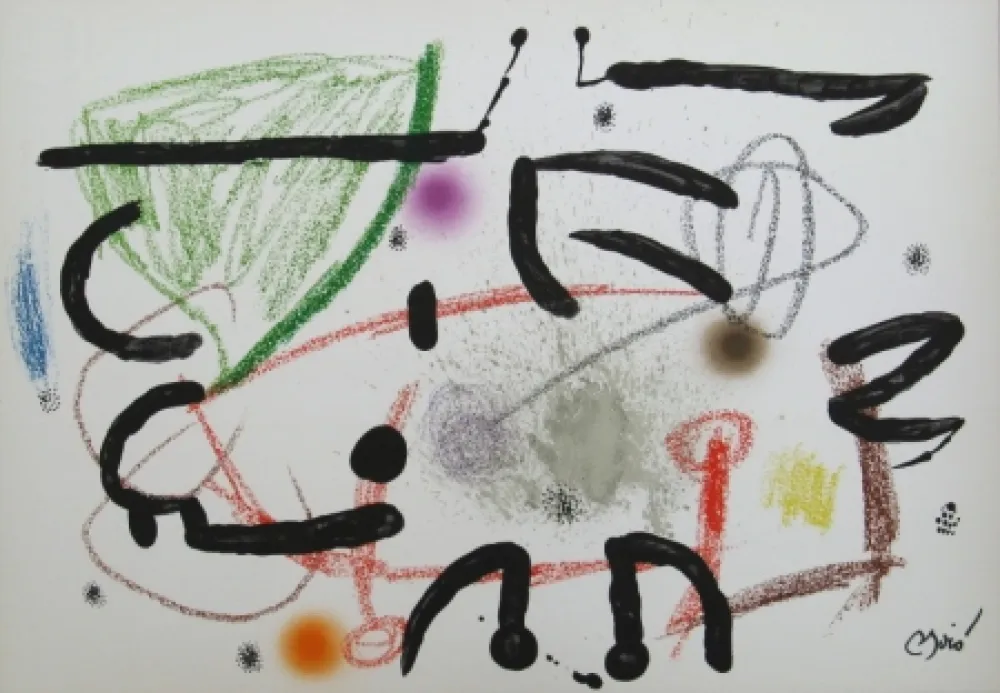 Lithografie Miró - Maravillas Con Variaciones Acrósticas En El Jardín De Miró n11