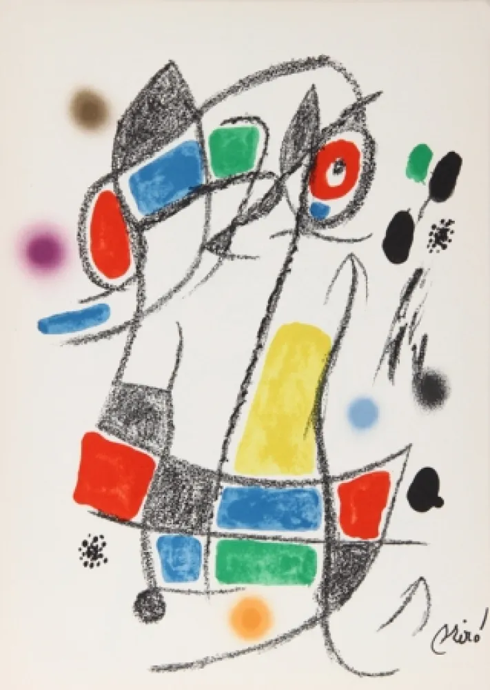 Lithografie Miró - Maravillas con Variaciones Acrosticas en el jardin de Miro (Number 3)