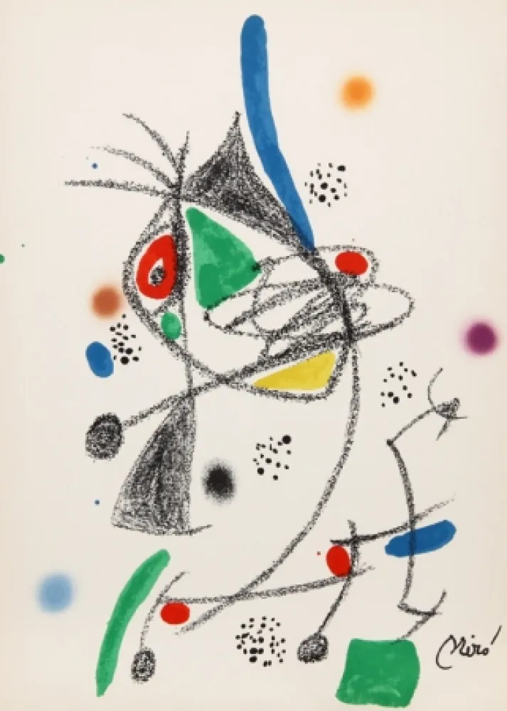 Lithografie Miró - Maravillas con Variaciones Acrosticas en el jardin de Miro (Number 6)