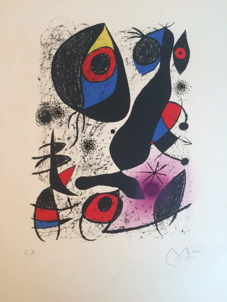 Lithografie Miró - Miro a l'encre