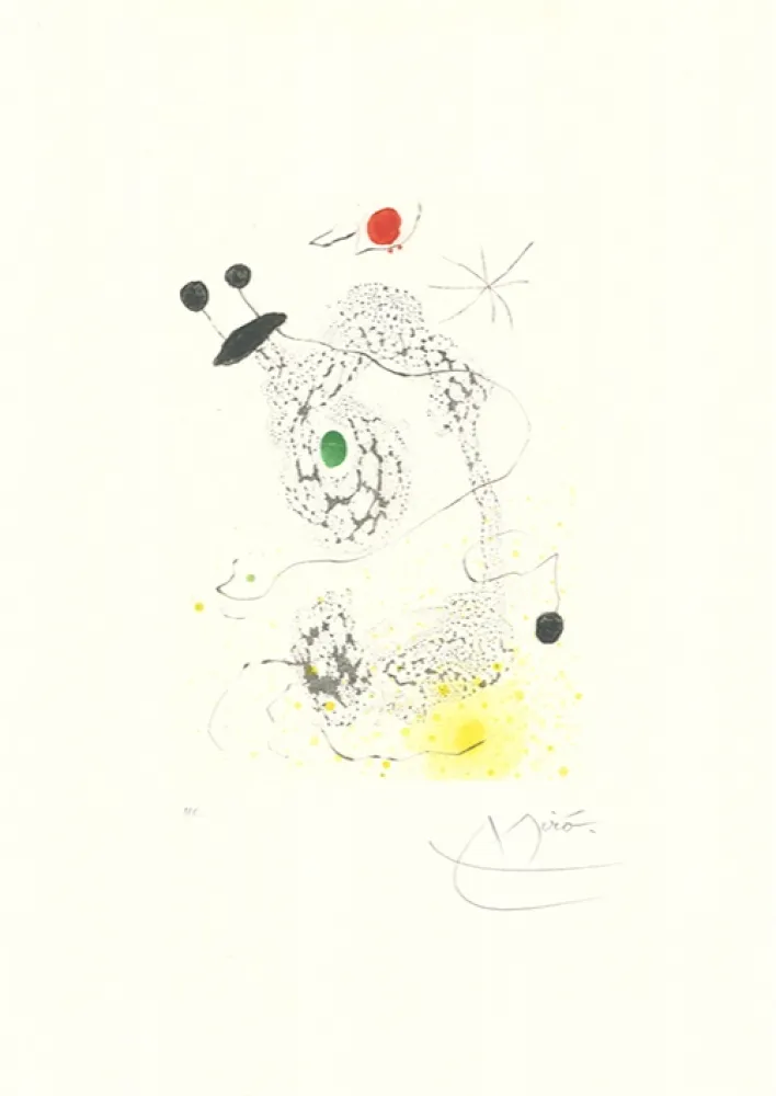 Aquatint Miró - Passacaille
