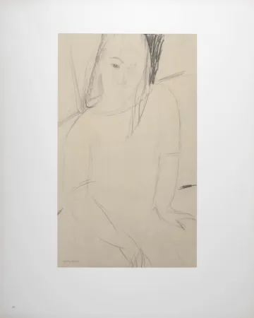Lithografie Modigliani - Figure féminine