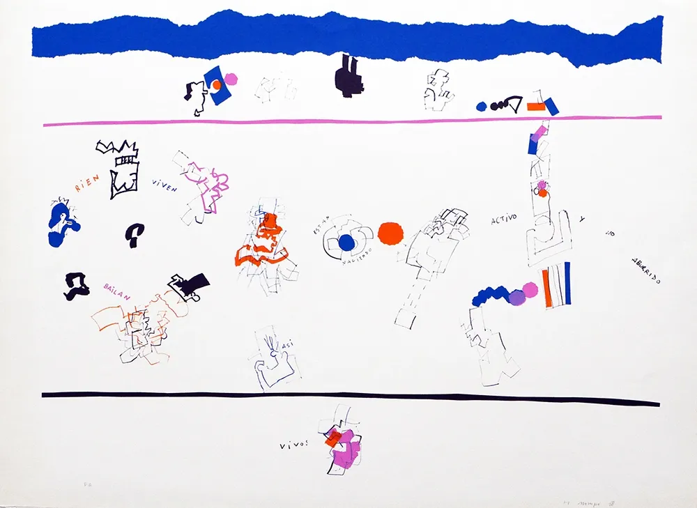 Lithografie Mompó - Están naciendo