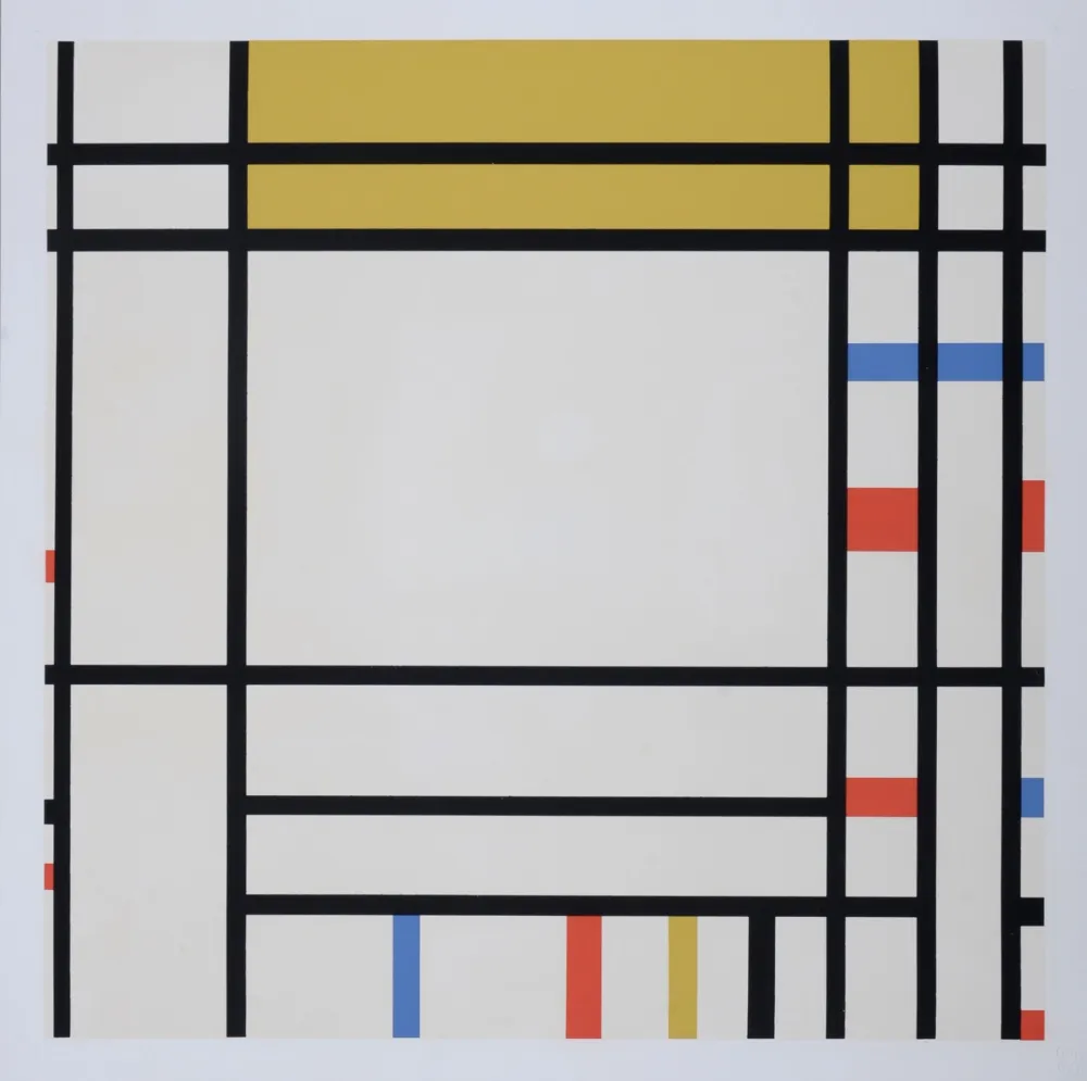 Zeefdruk Mondrian - Place de la Concorde, 1967
