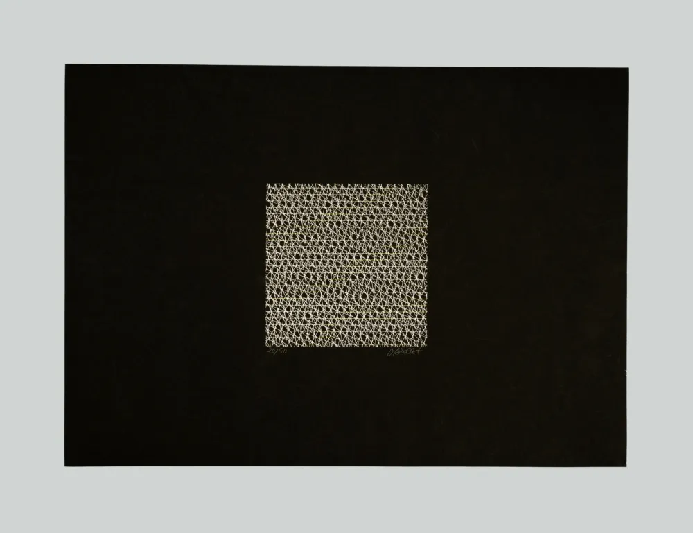 Zeefdruk Morellet - Composition