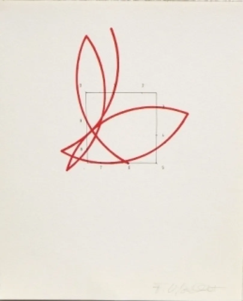 Lithografie Morellet - SYSTEMES, HASARD ET TELEPHONE