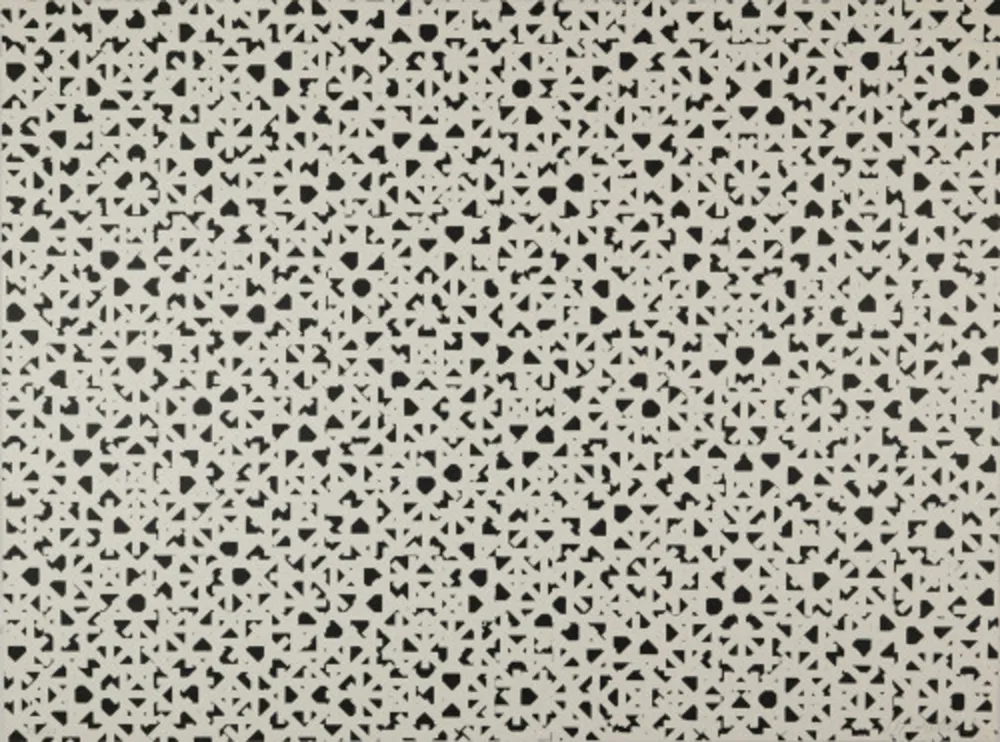 Zeefdruk Morellet - Trames