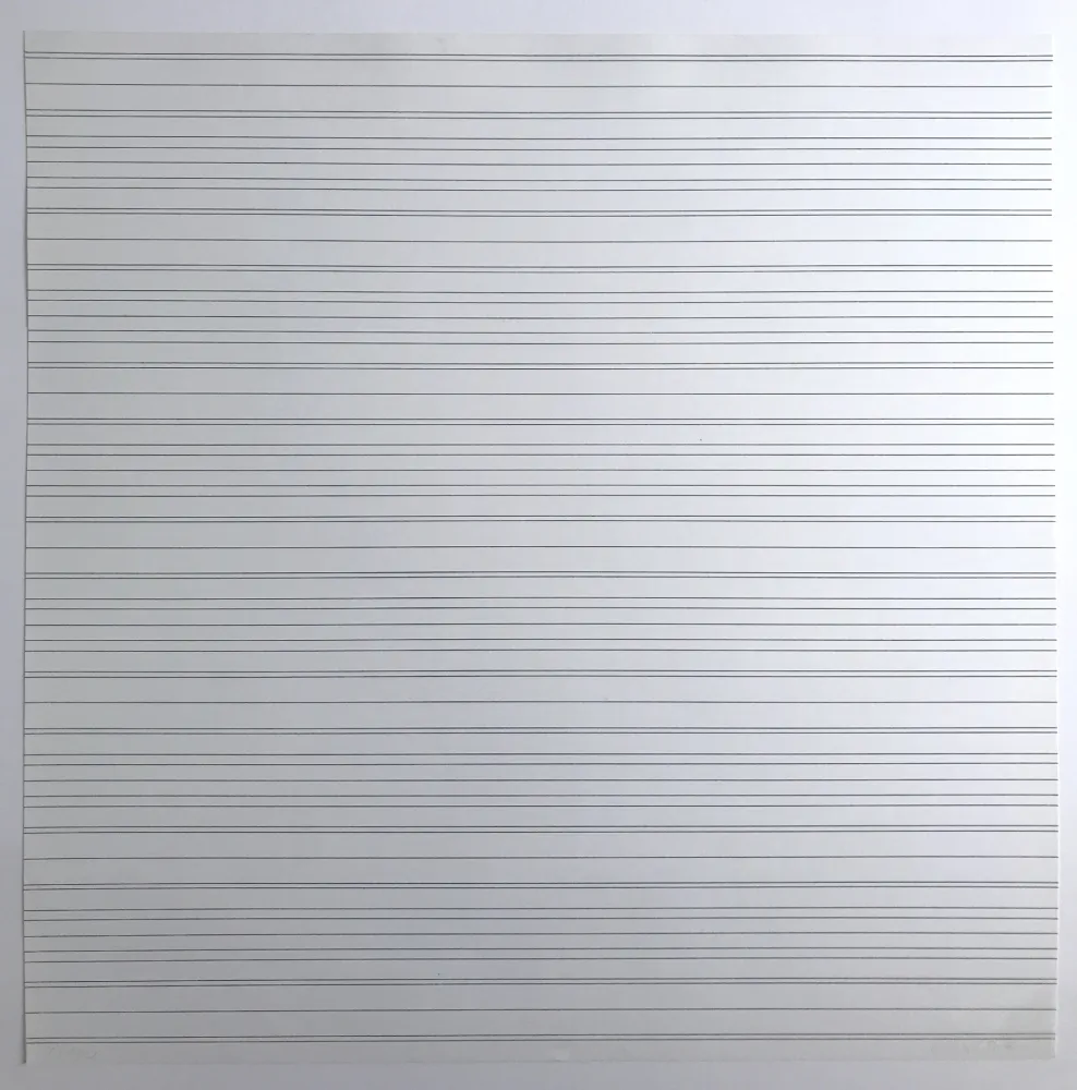 Zeefdruk Morellet - Trames interférentes