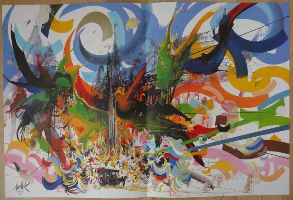 Lithografie Moretti - Brel bruxelles