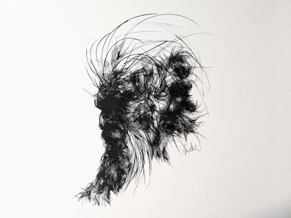 Lithografie Moretti - Raymond MORETTI (1931-2015), Moise Exode 2:2, Lithograph E.A, 1983