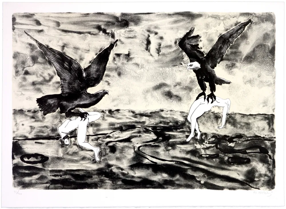 Lithografie Mørkeberg - Sans titre 