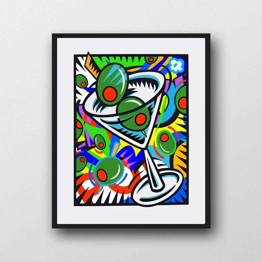 Zeefdruk Morris - Quarantini