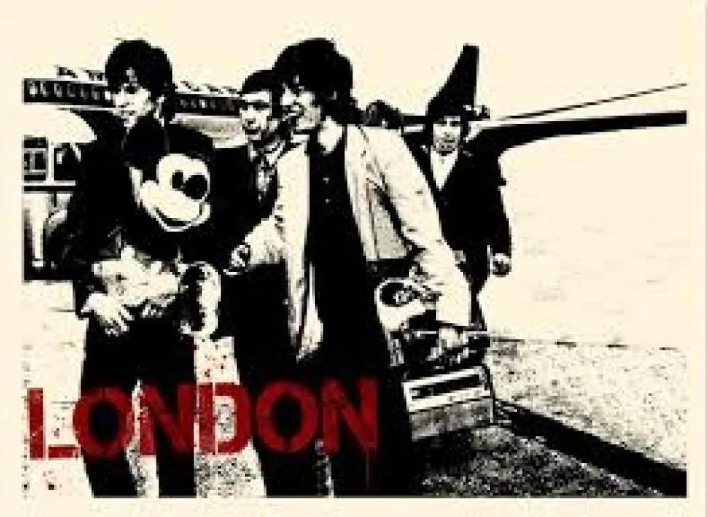 Zeefdruk Mr. Brainwash - Rolling Home