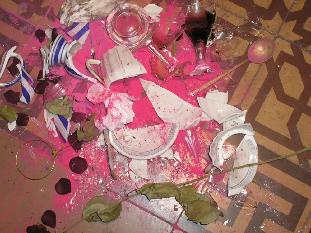 Zeefdruk Muñoz - Bodegons trencats 1