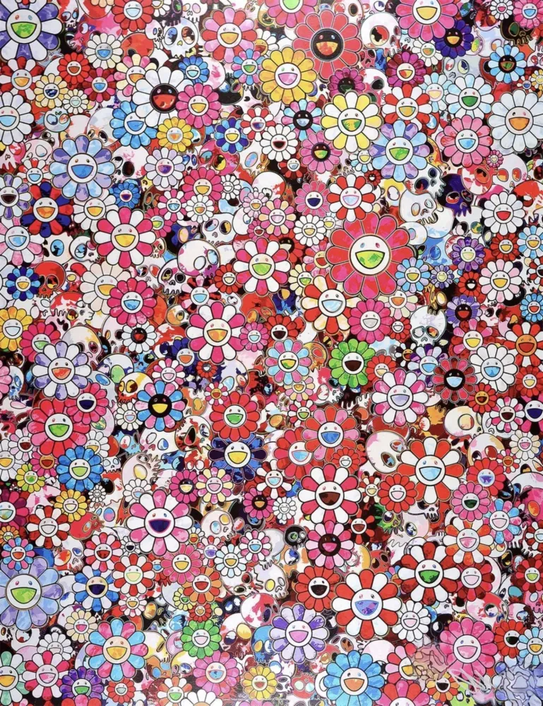 Lithografie Murakami - Dazzling circus: Embrace peace and darkness within thy heart